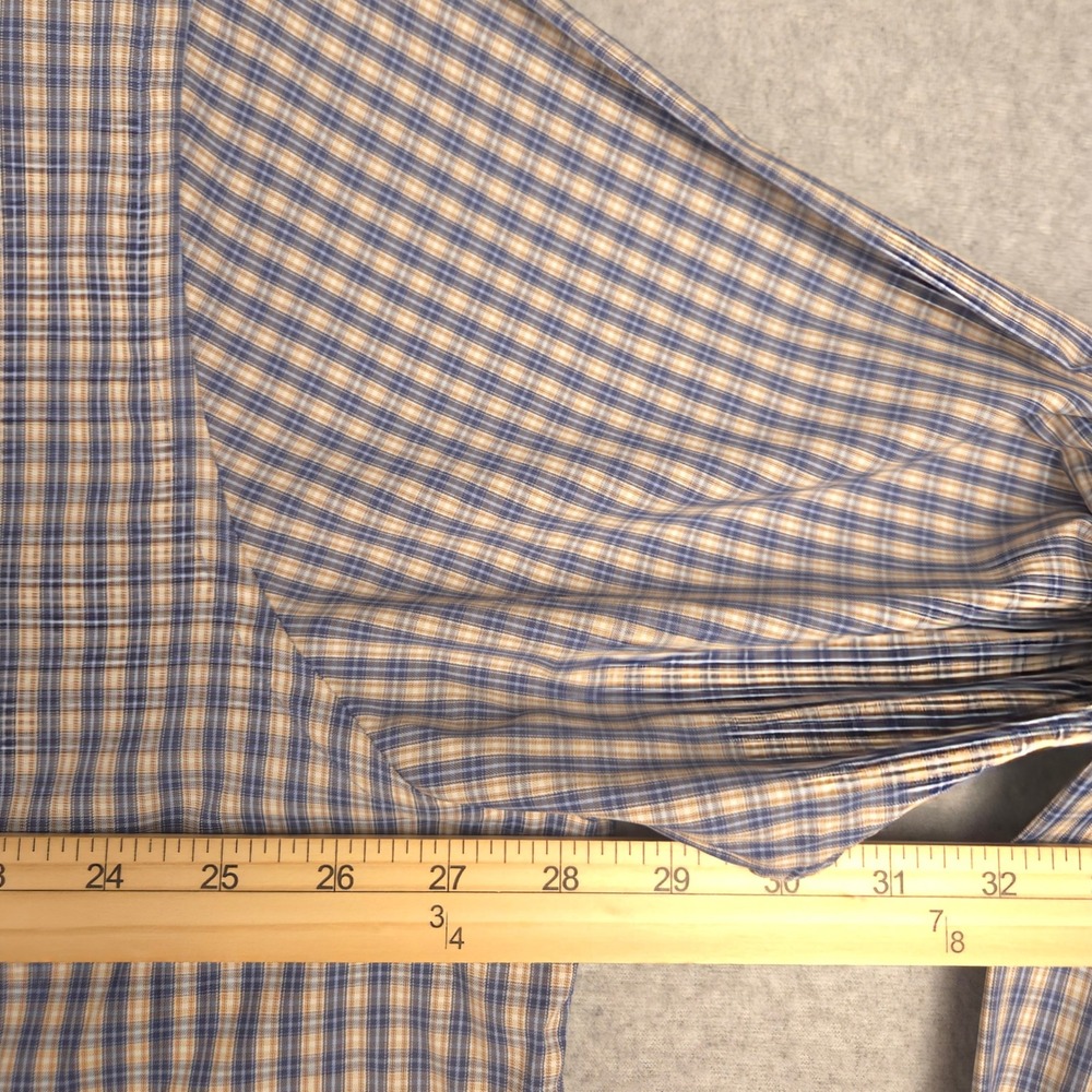 Peter Millar XXL Prairie Performance Twill Button Down Shirt Plaid‎ Mens XXL - Picture 6 of 7